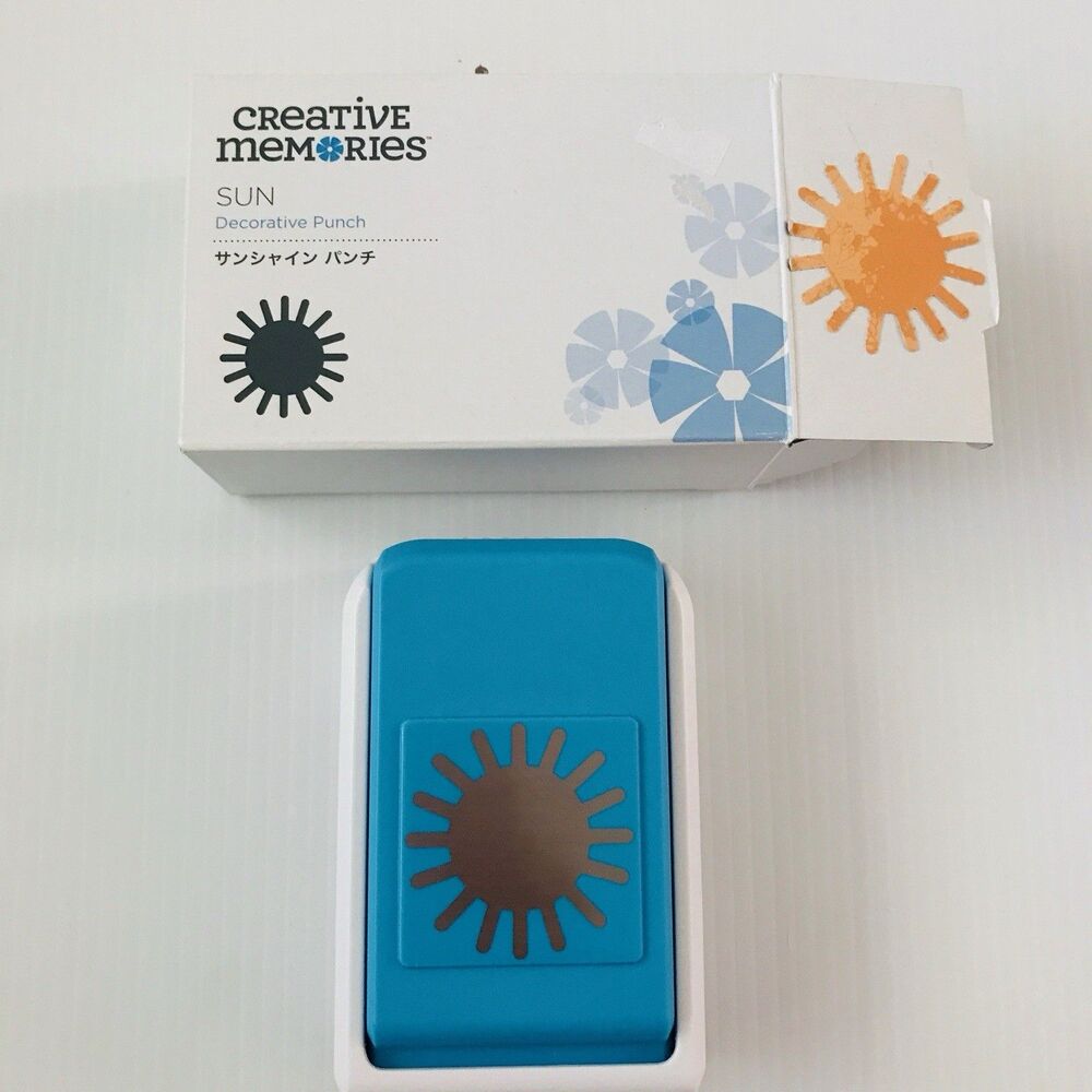 Creative Memories SUN Decorative Punch New With Box RETIRED